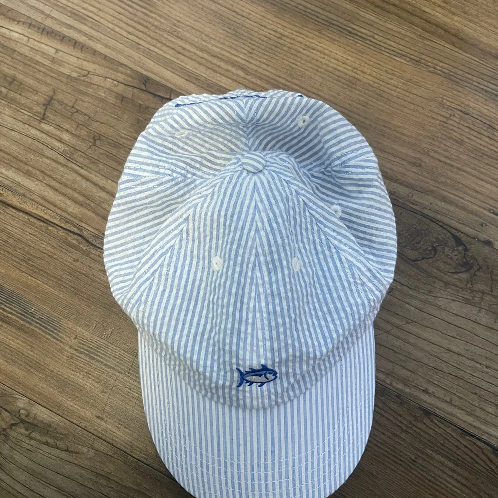 Southern Tide Light Blue Striped Cap - Picture 4 of 4